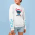 Moletom Blusa Com Capuz Fofinho Stich Natalino Flocos All