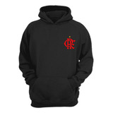 Moletom Blusa De Frio Casaco Time De Futebol Flamengo Rubro