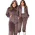 Moletom Blusa De Frio E Calça Conjunto Feminino Tumblr Plush