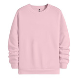 Moletom Blusa De Frio Jaqueta Slim Gola Careca Casaco Top