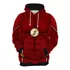 Moletom Blusa Flash Dcu Universo Hq Vermelho Canguru Ref0539
