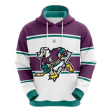 Moletom Blusa Super Patos Hockey Purple White Full Ref1191
