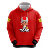 Moletom Blusa Toad Cogumelo