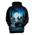 Moletom Blusa Wolf Lobo Howling Full Frente