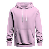 Moletom Canguru Blusa De Frio Unissex Com Capuz Liso