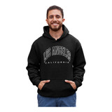 Moletom Canguru Los Angeles Streetwear Casual Frio