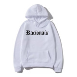 Moletom Canguru Racionais Mcs Blusa De Frio Rap Música Casac