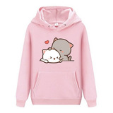 Moletom Casaco 2 Gatos Blusa De Frio Gatinho Fofo Cats Love