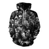 Moletom Casual Com Capuz Em 3d Filme Digital De Terror Des