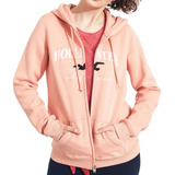 Moletom Com Ziper Hollister