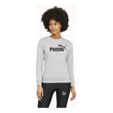 Moletom Essentials Logo Crew Neck Fleece Feminino Puma Molet