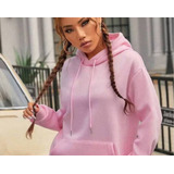 Moletom Feminino Canguru Com