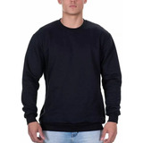 Moletom Feminino Masculino Liso Careca Blusa Gola Redonda
