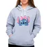 Moletom Feminino Stitch Adulto Juvenil Canguru Agasalho Frio