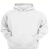Moletom Liso Abrigo Blusa De Frio Moleton Canguru Com Capuz G Branco 