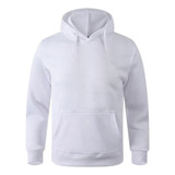 Moletom Liso Algodão Unissex Blusa De Frio Canguru Flanelado
