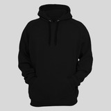 Moletom Liso Algodão Unissex Blusa De Frio Canguru Infantil