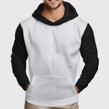 Moletom Liso Masculino E Feminino Blusa De Frio Canguru