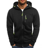 Moletom Masculino Com Capuz E Jaqueta De Malha Jacquard