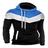 Moletom Masculino Slim Casaco Com Capuz 3 Cores Estiloso Para Inverno Preto P 
