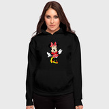 Moletom Minnie Blusa De Frio Canguru Pronta Entrega Mod 03