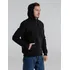 Moletom Preto Blusa De Frio Flanelada Algodão Capuz Unissex 