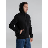 Moletom Preto Blusa De