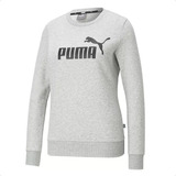 Moletom Puma Ess Logo Crew Feminino