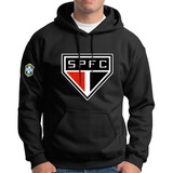 Moletom São Paulo Time De Futebol Blusa De Frio