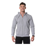 Moletom Ziper Com Capuz Blusa Casaco Grosso Forrado