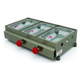 Molheira 3 Cubas Inox