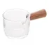Molheira De Vidro Com Cabo De Bambu 50ml   3 Unidades