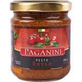 Molho Italiano Pesto Rosso Com Tomate Desidratado Vidro De 180g Paganini