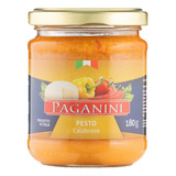 Molho Pesto Calabrese Italiano Vidro Com 180g Paganini