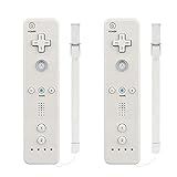 MOLICUI Controle Remoto Wii  Controle Sem Fio De Jogo Wii Para Console Nintendo Wii Wii U  2 Pacotes  Branco