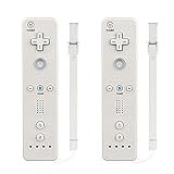 MOLICUI Controle Remoto Wii  Controle Sem Fio De Jogo Wii Para Console Nintendo Wii Wii U  2 Pacotes  Branco