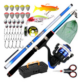 Molinete Vara De Pesca Mão Telescopica Carretilha 3 60 Kit