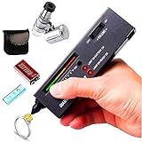 Molo Testador De Diamante Combinação De Kit De Ferramentas De Joalheiro De Lupas LED 60X Para Iniciantes E Especialistas Seletor De Diamante Ii Bateria De 9V Incluída Testador De Diamante