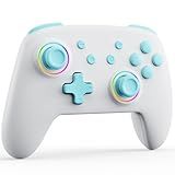 Momen Switch Pro Controller Wireless Switch Controller For Nintendo Switch Lite OLED Green Switch Controller Adjustable LED Joystick Wake Up Turbo Dual Vibration Motion Control