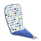 Momis Petit Protetor Capa De Carrinho Modelo Universal Universal Dupla Face Escamas Azul Colorido Universal