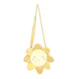 MON AMI Bolsa Tiracolo Sun Cross Bolsa De Pelúcia Para Sorvete De 24 Cm Com Alça Ajustável Fecho De Zíper Lindo Rosto Bordado Para Meninas Bolsa De Ombro Infantil Acessórios Infantis Multicor