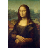 Mona Lisa Quadro Poster Mdf Decoração Leonardo Da Vince