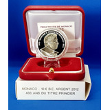 Monaco 10 Euros Honore 2012 Prata