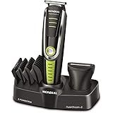 Mondial Aparador De Pelos 6 Em 1 - Super Groom Original - Barbeador Cortador Cabelos Barba Base Carregadora Sem Fio Recarregável Lâminas Aço Inox 6 Peças Bivolt 6 Watts - Homens Adultos