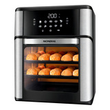 Mondial Oven Afon 12l bi Air Fryer Preto E Inox 110v