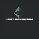 Money Grows On Rigs Crypto Mining Rig GPU Miner 6x9 Graph Paper Notebook With 100 Pages