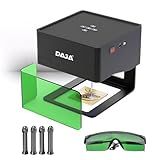 Moniss DAJA DJ6 Gravador A Laser Máquina De Gravação Portátil De Marcação DIY Para Impressora De Marca De Logotipo Artesanal DIY 80x80mm Área De Escultura Com 4 Unidades De Colunas Elevadas óculos D