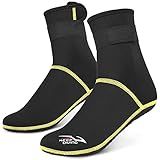 Moniss Meias De Mergulho 3mm Meias De Neoprene Para água De Praia Botas Térmicas Antiderrapantes Meias De Mergulho Para Rafting Snorkeling Vela Natação