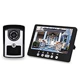 Moniss Monitor De 7 Polegadas Câmera Vídeo Porteiro Campainha Sistema De Intercomunicação IR Câmera Campainha Com Fio