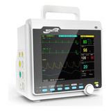 Monitor 8 Humano 6 Parâmetros Ecg Nibp Resp Spo2 Pr Temp
